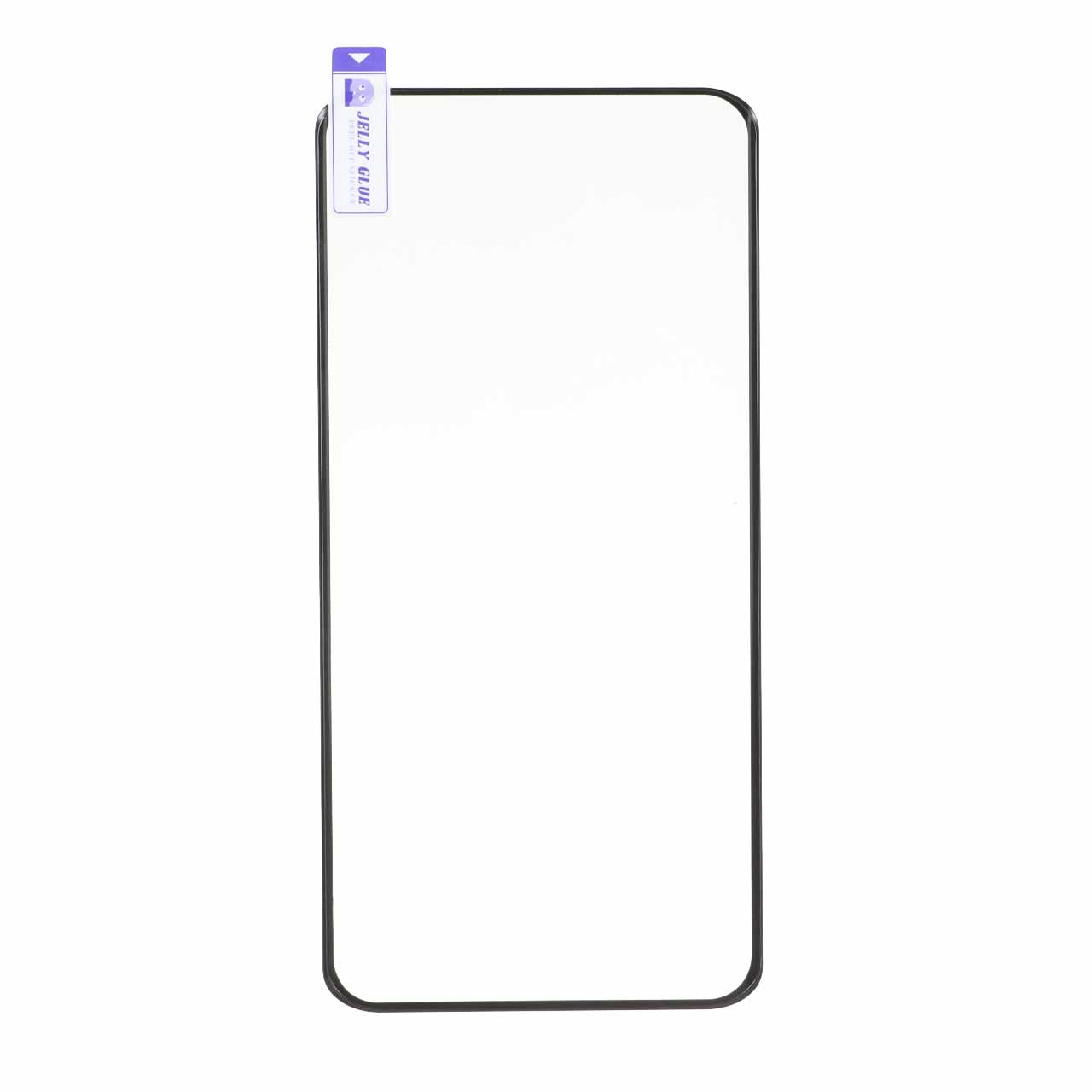 محافظ صفحه نمایش شیشه ای خم فول چسب Full Cover Jelly Glue مدل Samsung Galaxy S21 Ultra
